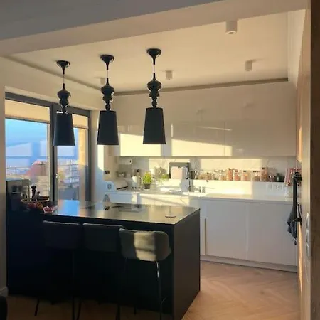 公寓 Luxury Penthouse With View 科希策